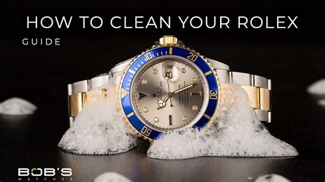 cloth booth rolex|how to clean rolex.